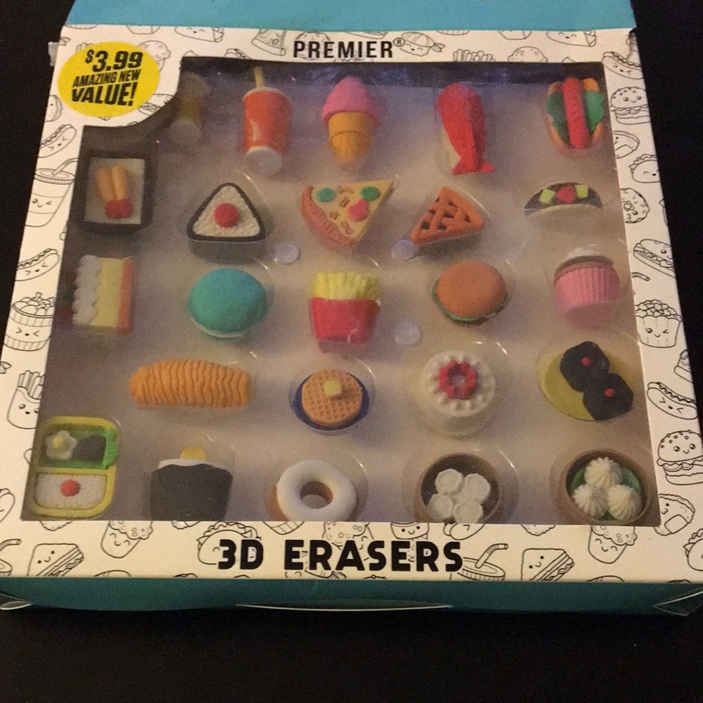 Premier 3D erasers